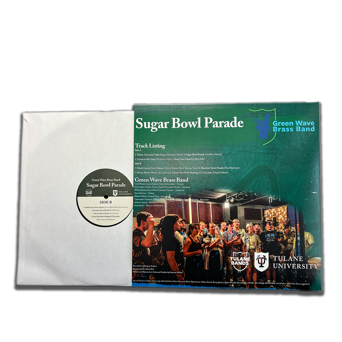 Sugar Bowl Parade LP - Green Wave Brass Band